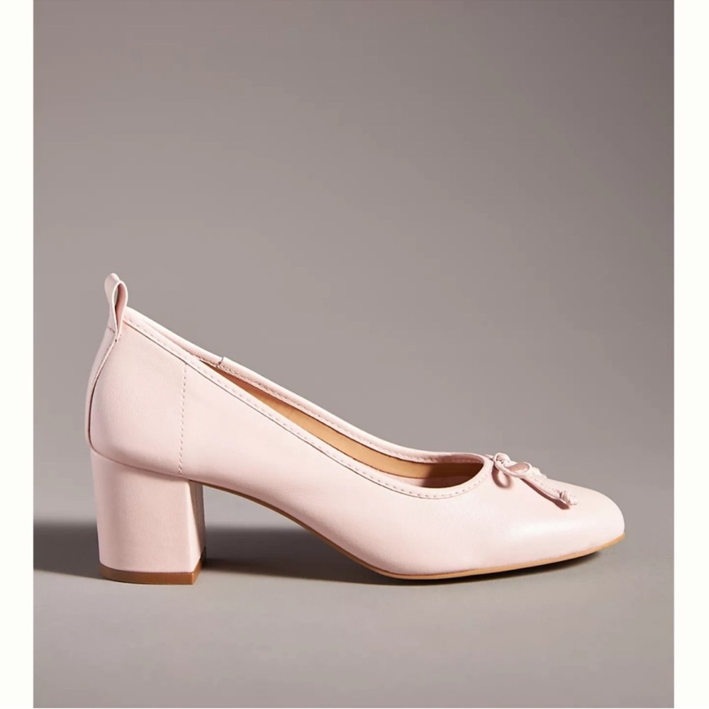 Anthropologie maeve ballet heels in pink clay - Picture 3 of 6